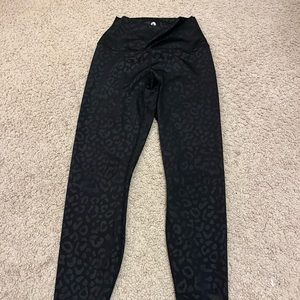 90 Degree Black Cheetah print leggings